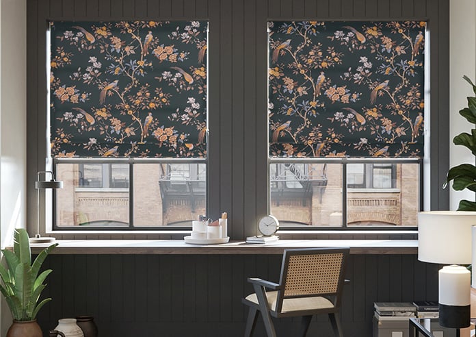 Orientalis, Jet - Twist&Fit Roman Blind - Image 3